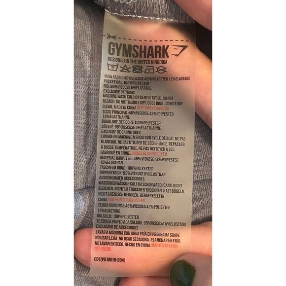 Gymshark Women's Solace Bottoms 2.0 Steel Blue Jogger Pants Sweats - Size Small - Picture 9 of 9